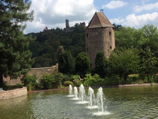 Ferienwohnung Burgenblilck Weinheim Zewnętrze zdjęcie